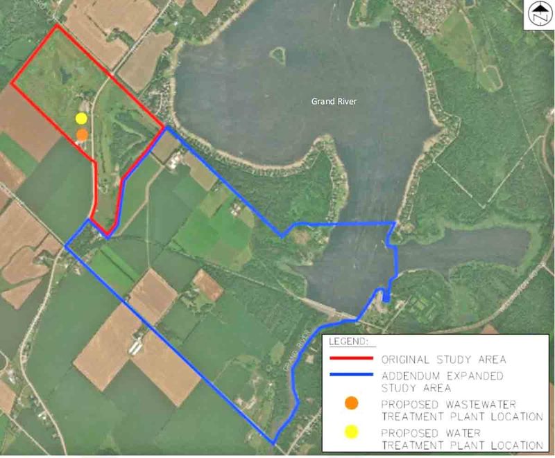 Geranium Homes now wants municipal water, wastewater, roads on its site near Belwood Lake post image