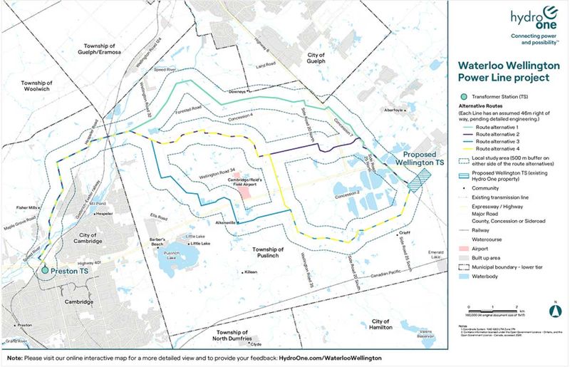 New hydro transmission line proposed through Puslinch post image