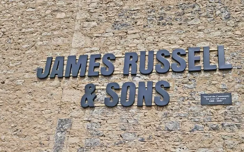 Historical society installs new sign to commemorate old Fergus business