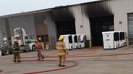 No one injured in TransX fire; damage estimated at $450,000