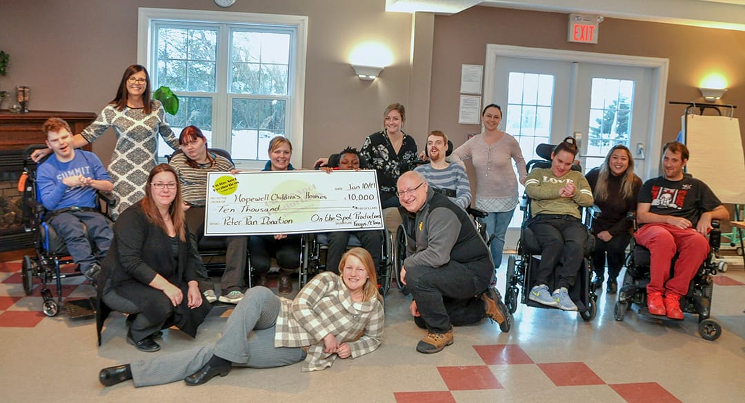 On the Spot Productions donates $10,000 to charity