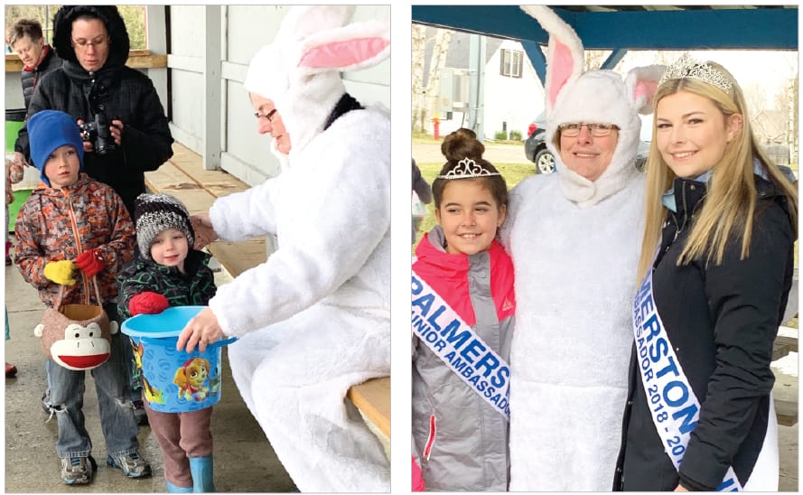 Optimist egg hunts