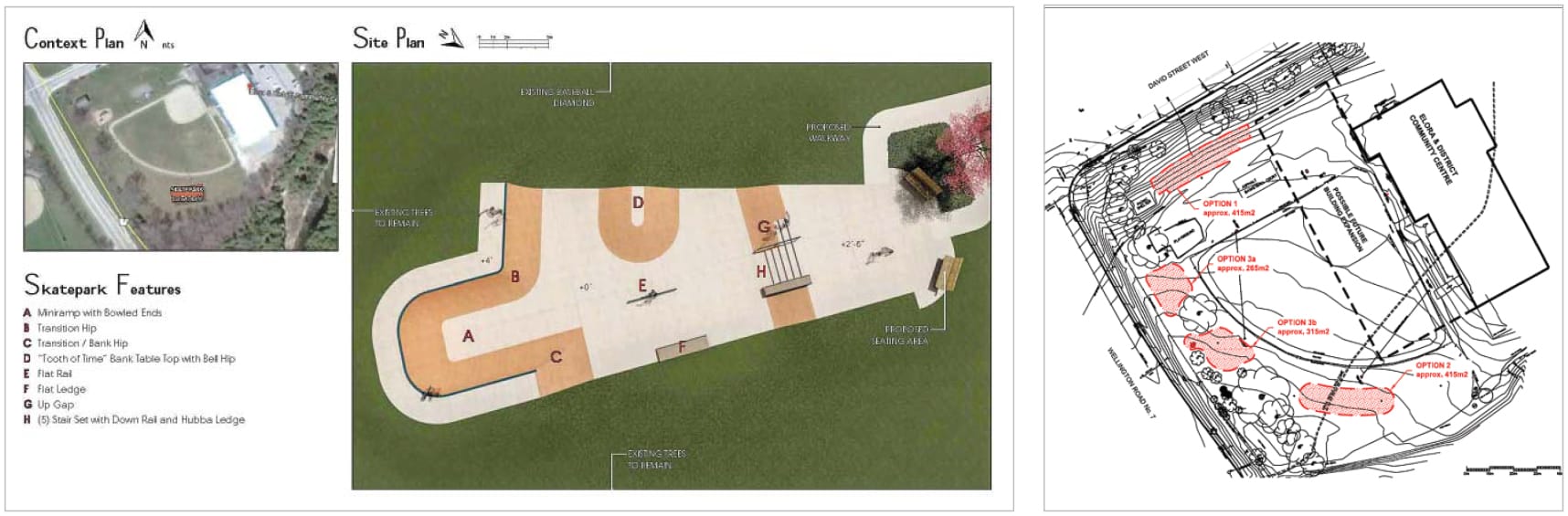 Design, site approved for new Elora Skatepark