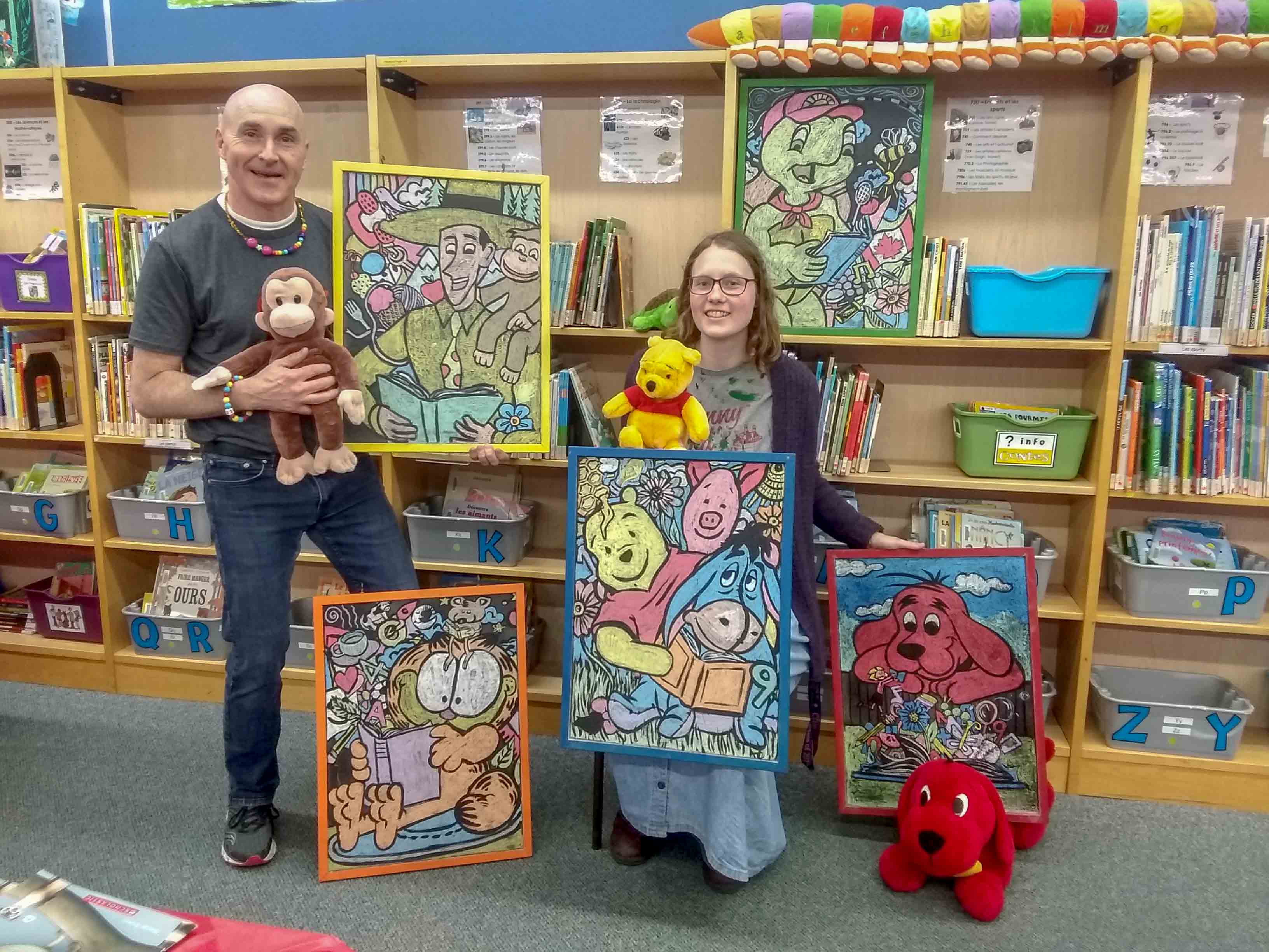 Art collaborative at James McQueen Public School