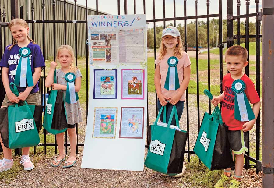 Winners of the Horse Day Erin colouring contest announced