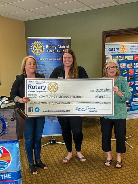 Rotary Club of Fergus Elora Awards $4,200 grant