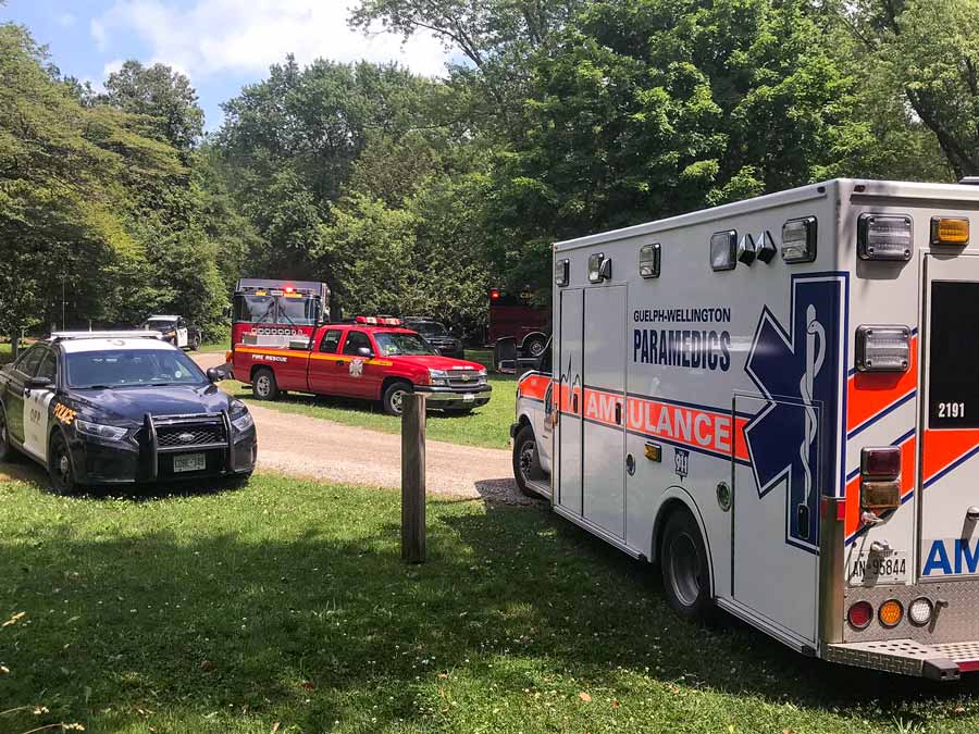 Firefighters rescue woman from gorge