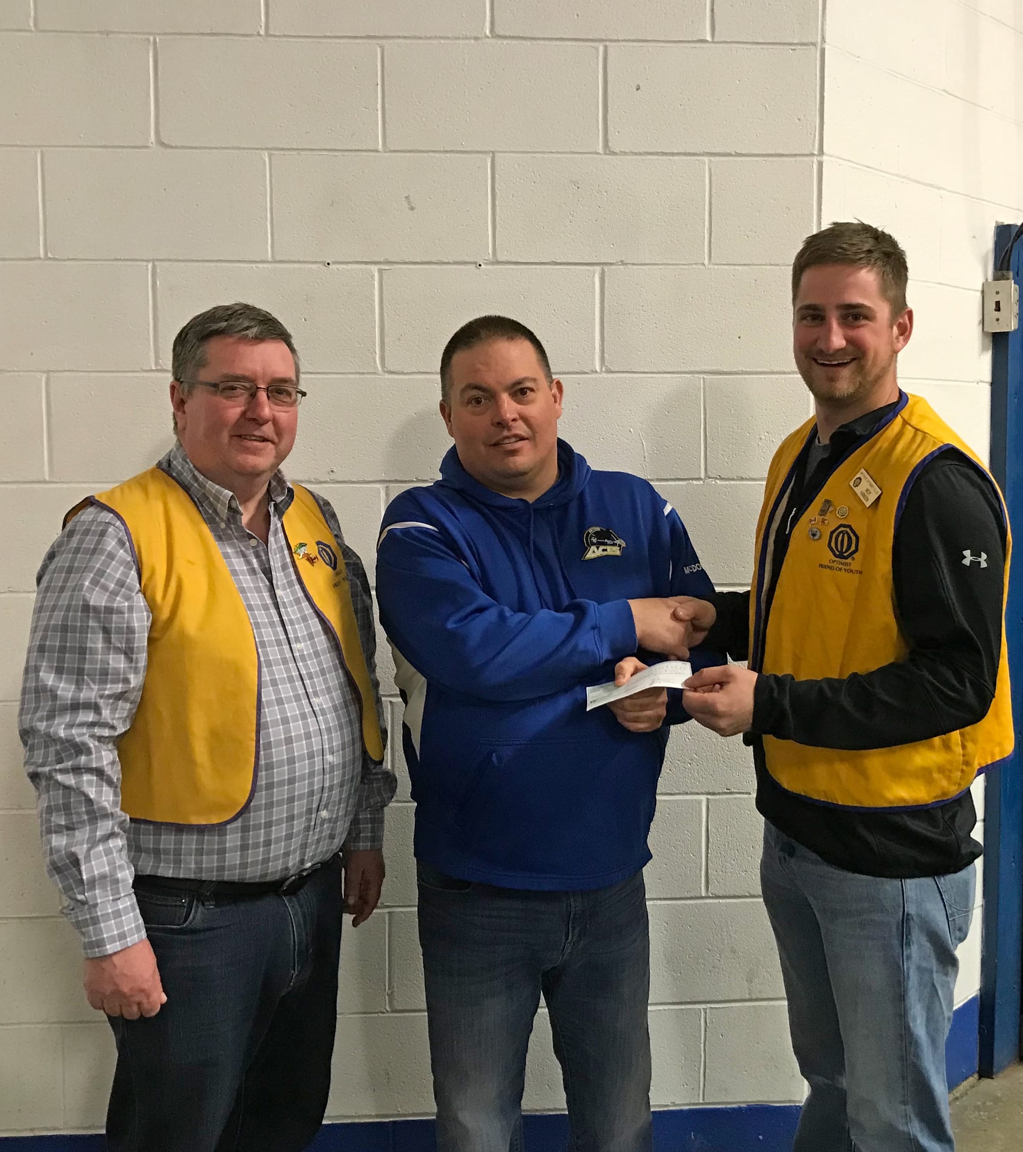 Arthur Optimists make donation to Arthur Minor Lacrosse