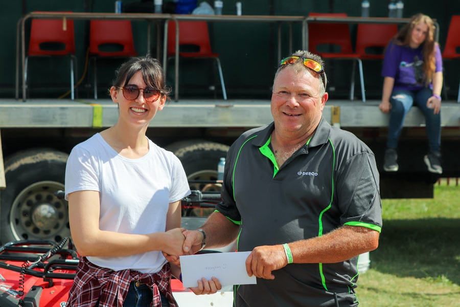Drayton Mapleton Agricultural Society presented two scholarships to local students