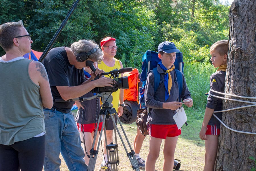 Alma-based independent film company shoots zombie movie starring local child actors