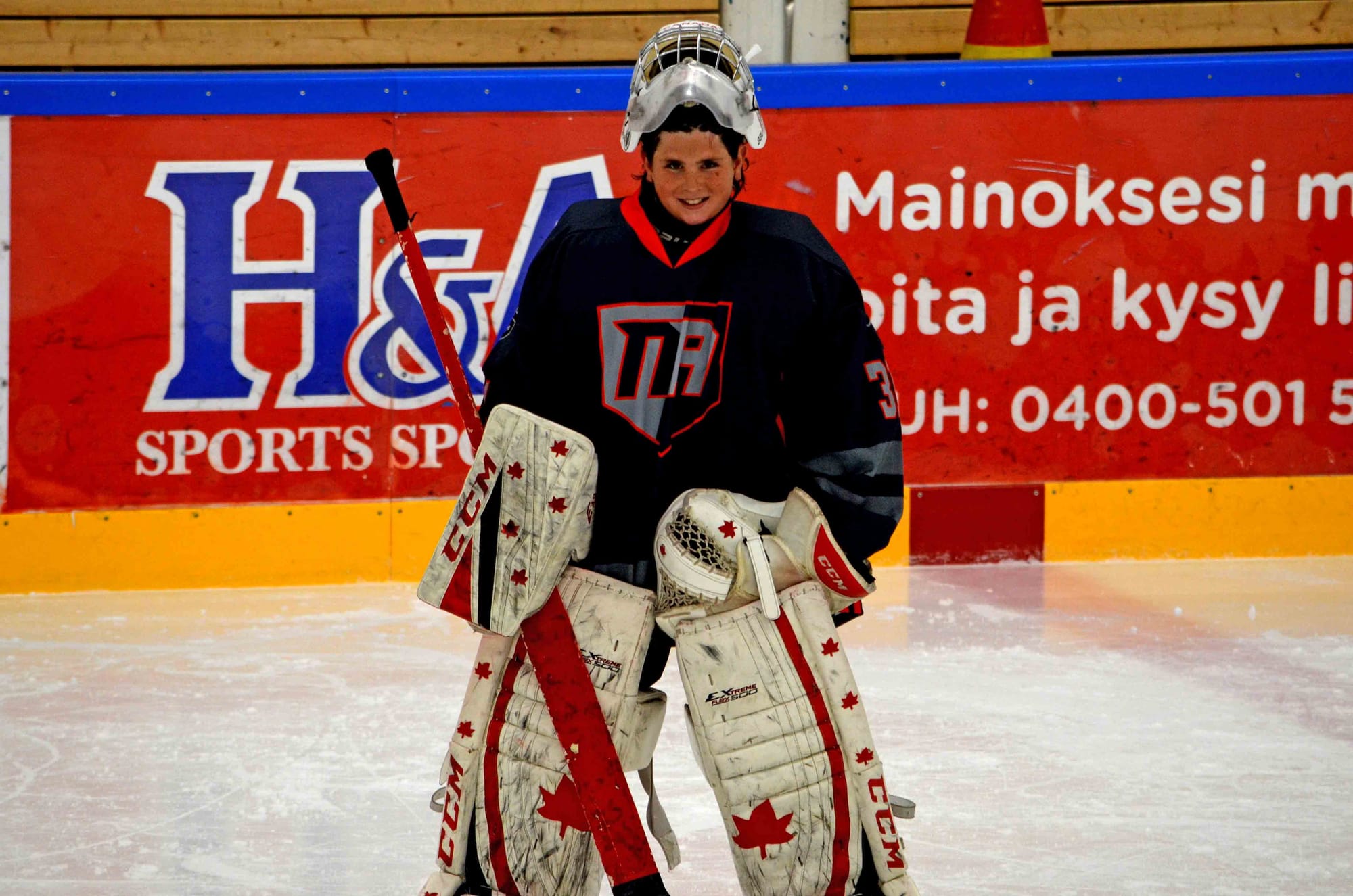 Mount Forest goalie trained in Finland