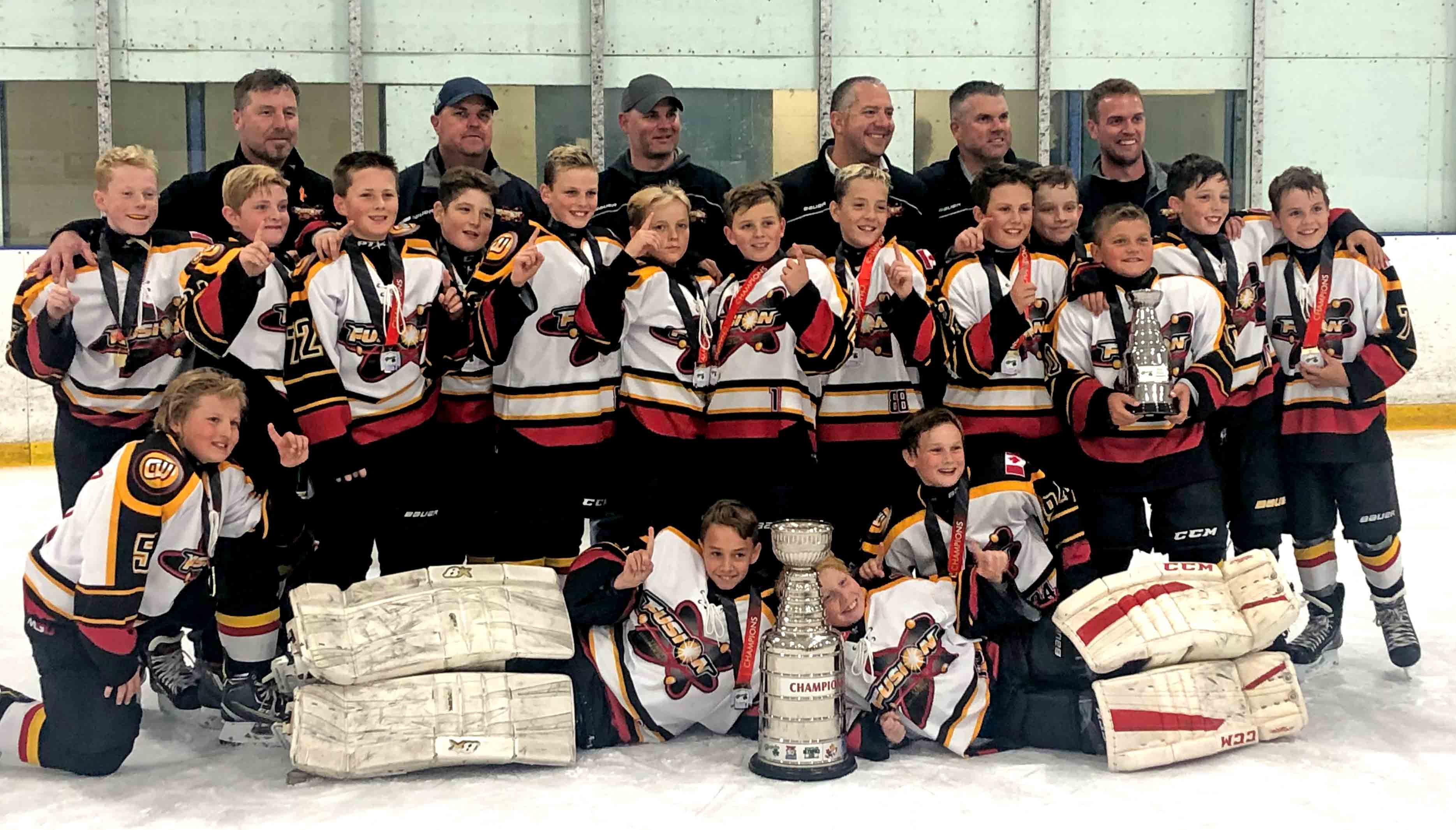 Centre Wellington Fusion Minor PeeWee A team bring home gold