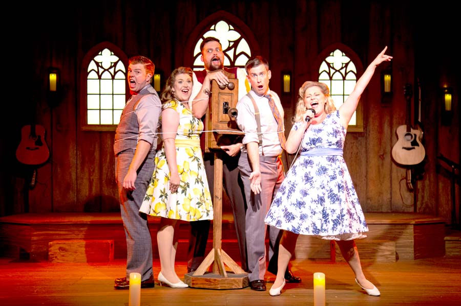 Good Ol’ Country Gospel  tribute on stage in St. Jacobs