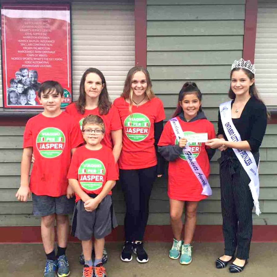 Palmerston Fair junior ambassador raises funds for Journey for Jasper