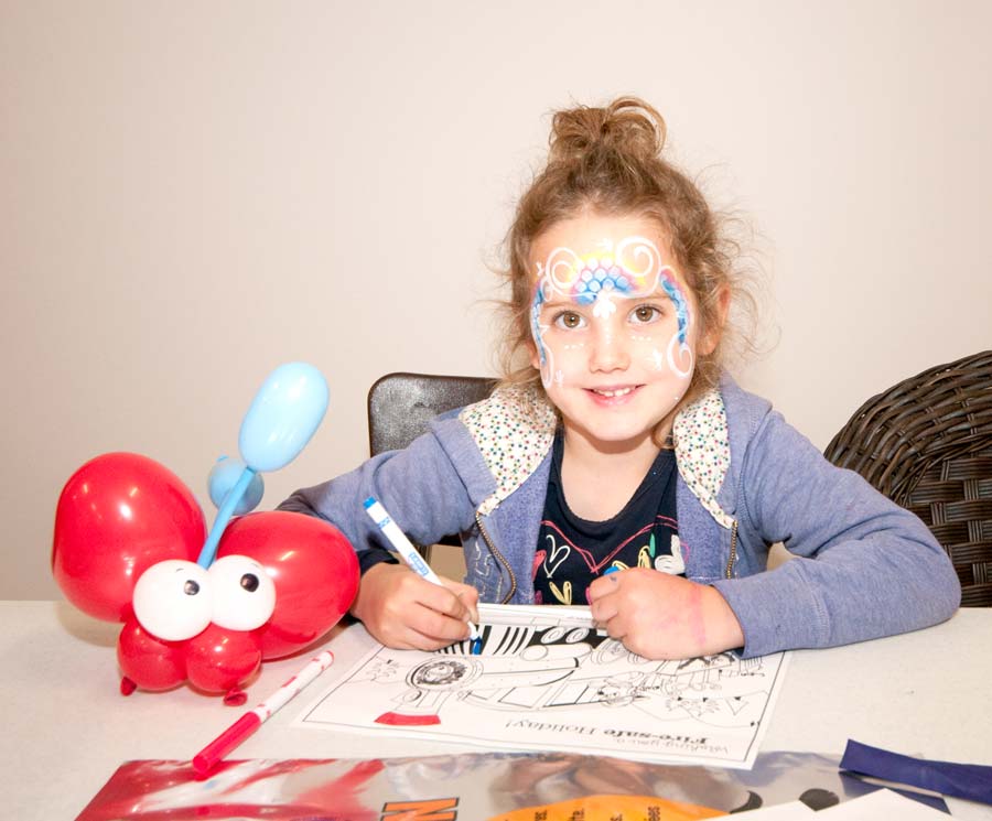Fire safety colouring