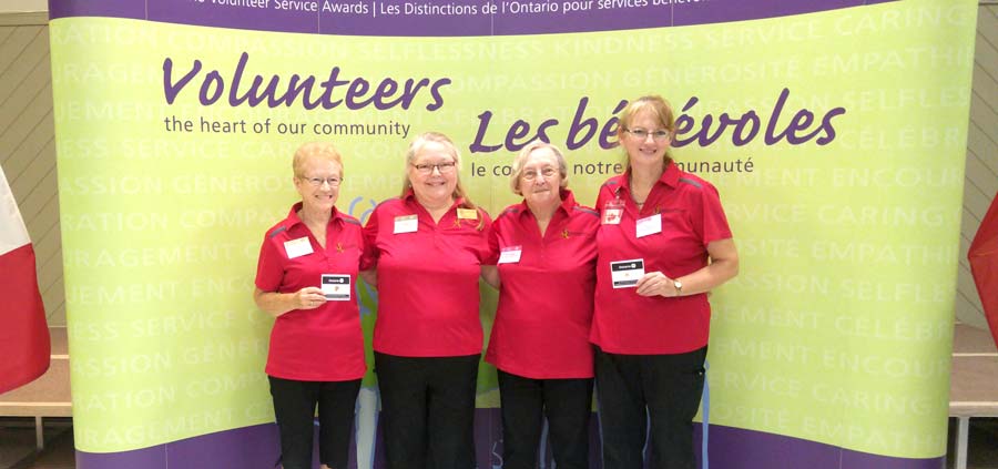 Members of Harriston-Minto Agricultural Society were recognized with Ontario Volunteer Service Awards