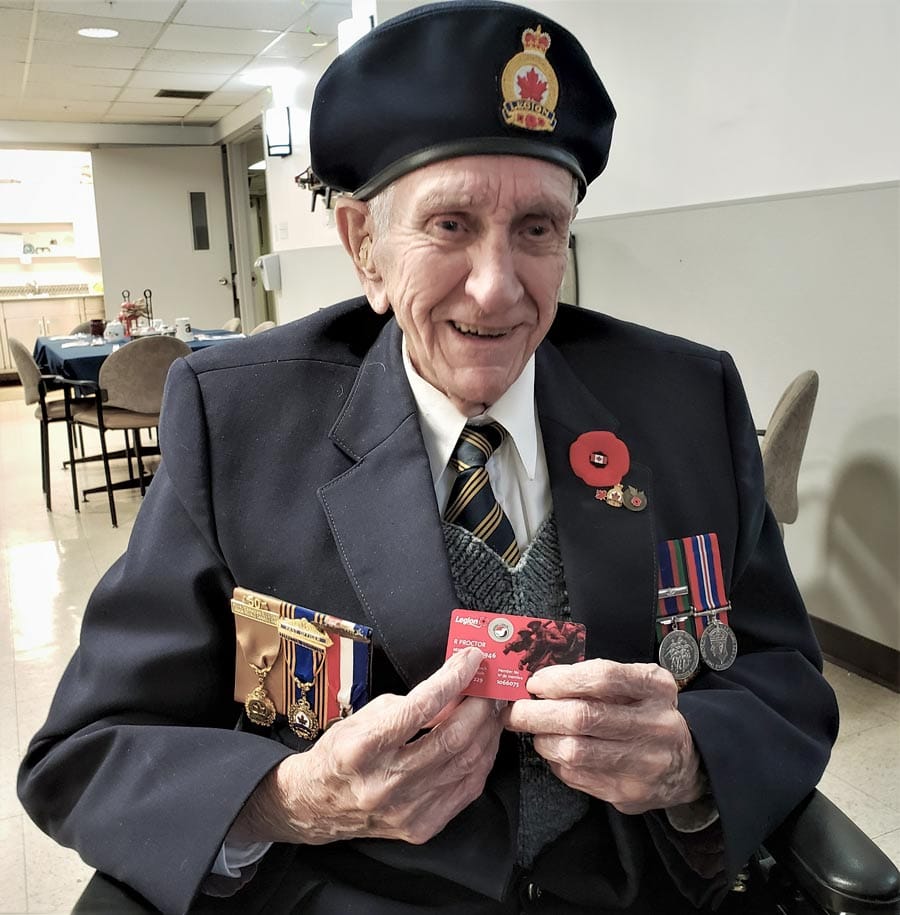 Veteran celebrates 74 years with Elora Legion