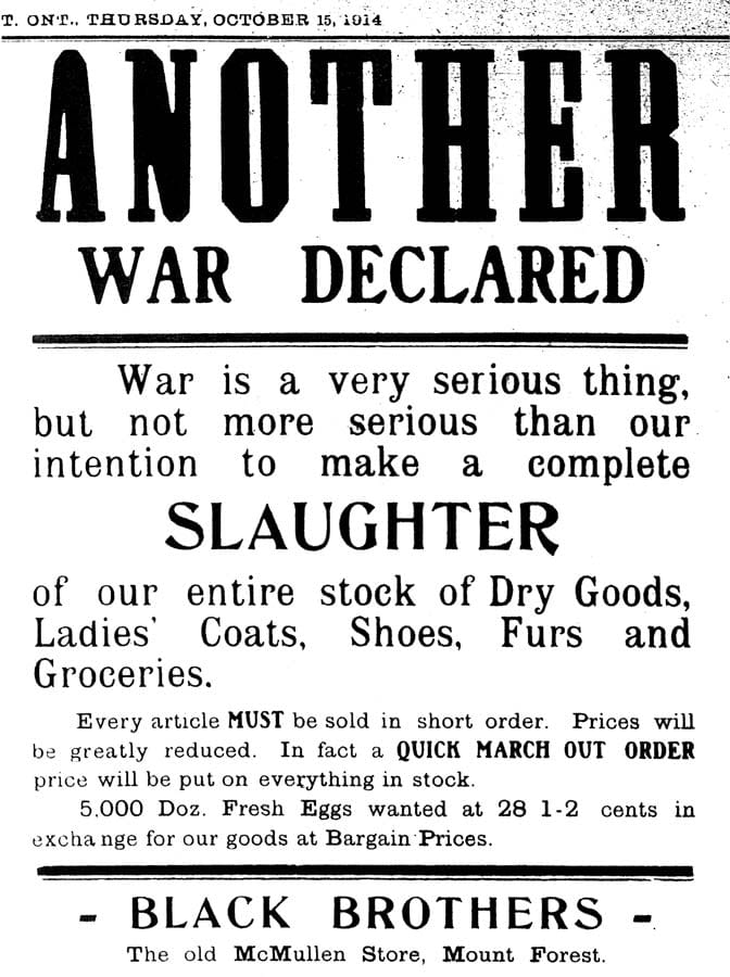 The Great War – on the pages of Wellington newspapers