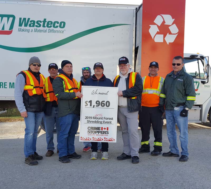 Shredding event raises record amount for Crime Stoppers Guelph Wellington