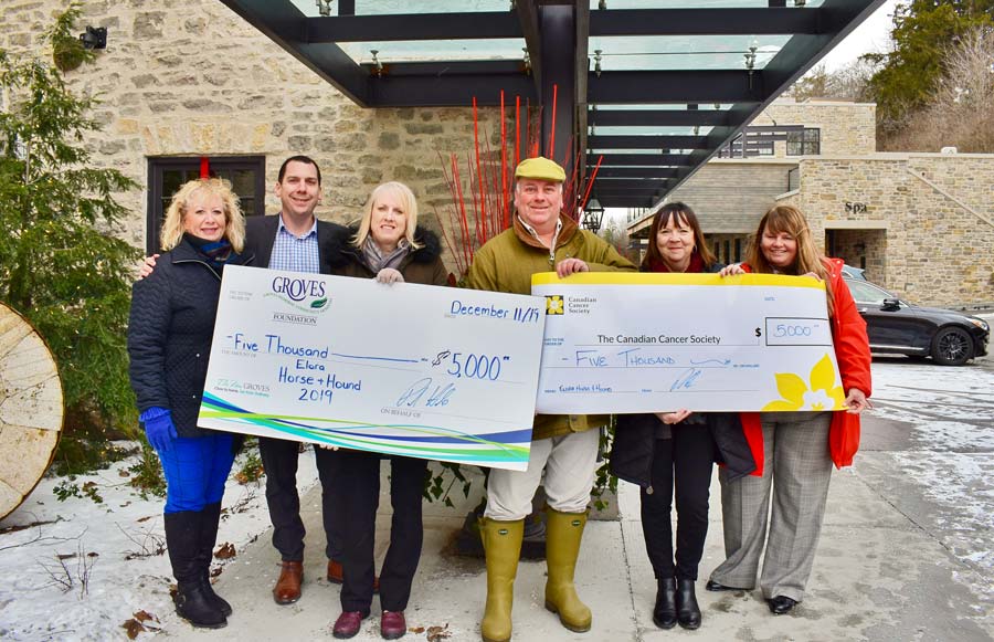 Elora Horse and Hound Parade donations presented