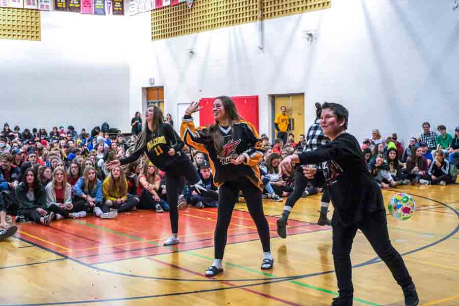 Pep rally encouraged school spirit at Centre Wellington District High School
