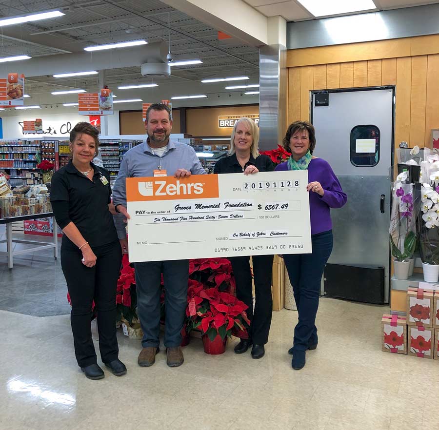 Zehrs Fergus raised funds for Groves Hospital Foundation
