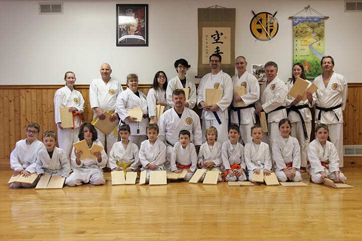 Traditional Tameshiwari at Elora Gorge Karate Dojo