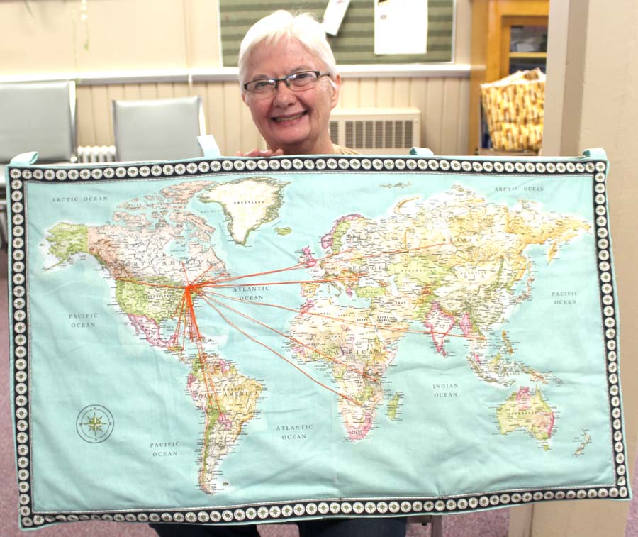 Clifford quilters have global reach