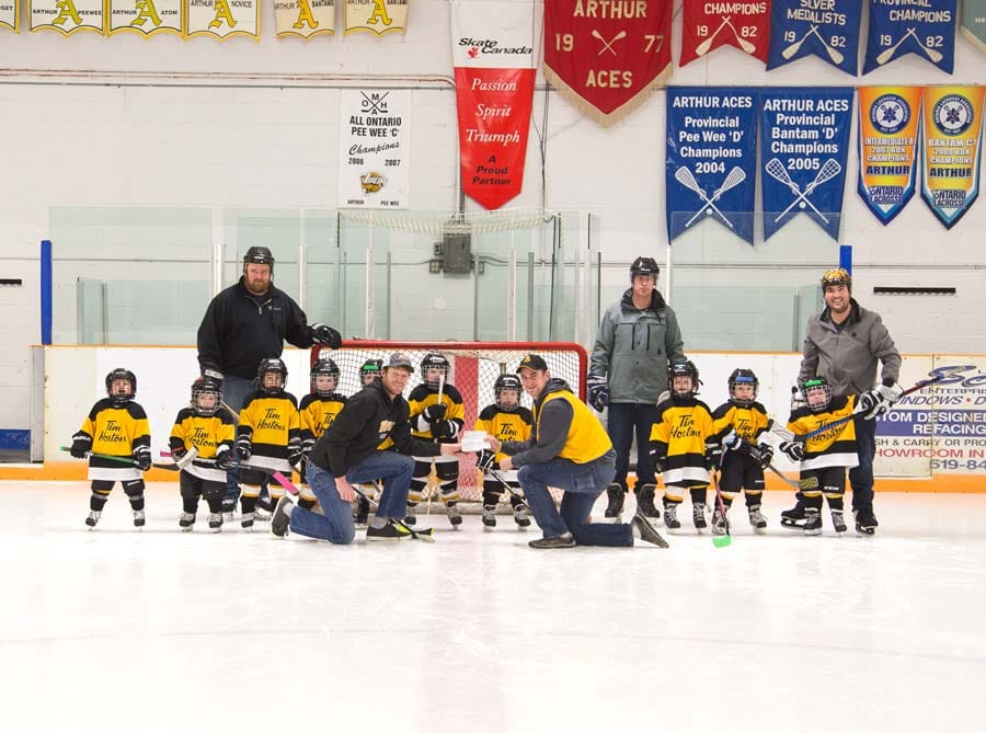 Lots of action at Arthur Minor Hockey Day