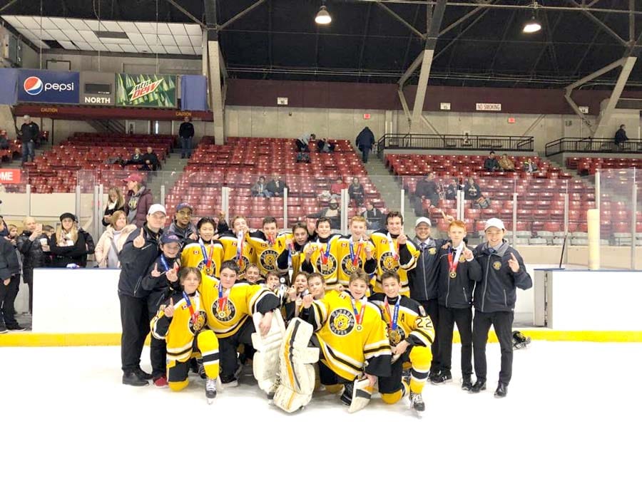 Mapleton athletes win gold with Waterloo Wolves Minor Bantams