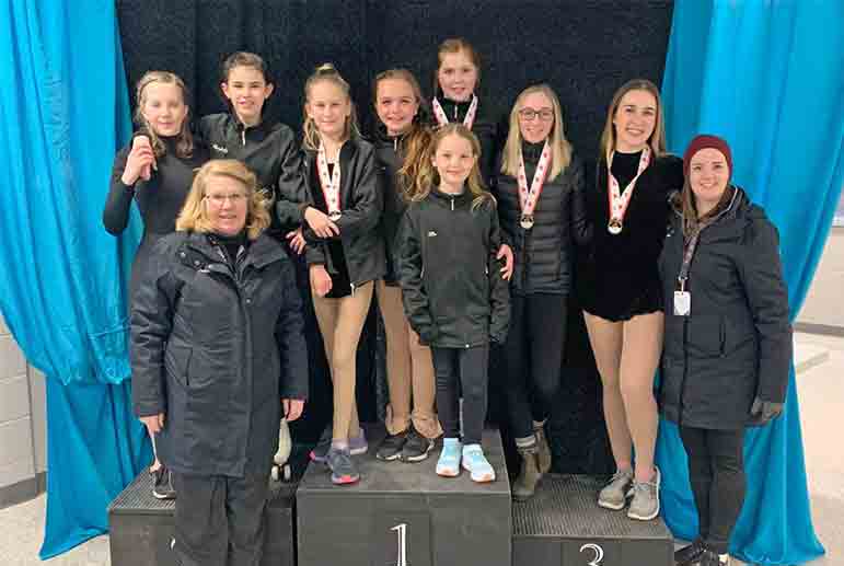 Elora and District Skating Club competed in Georgina