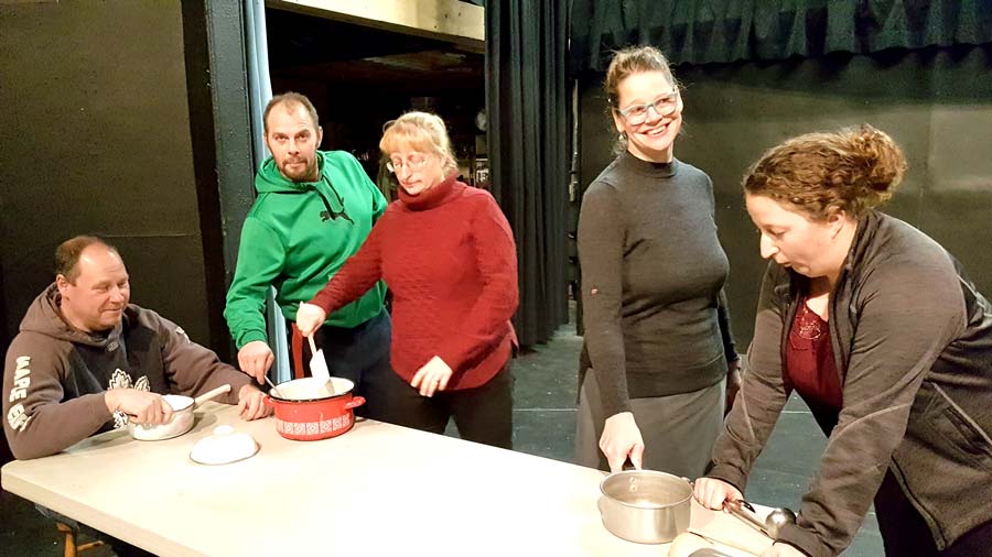 Rehearsals underway for "Five Alarm" comedy