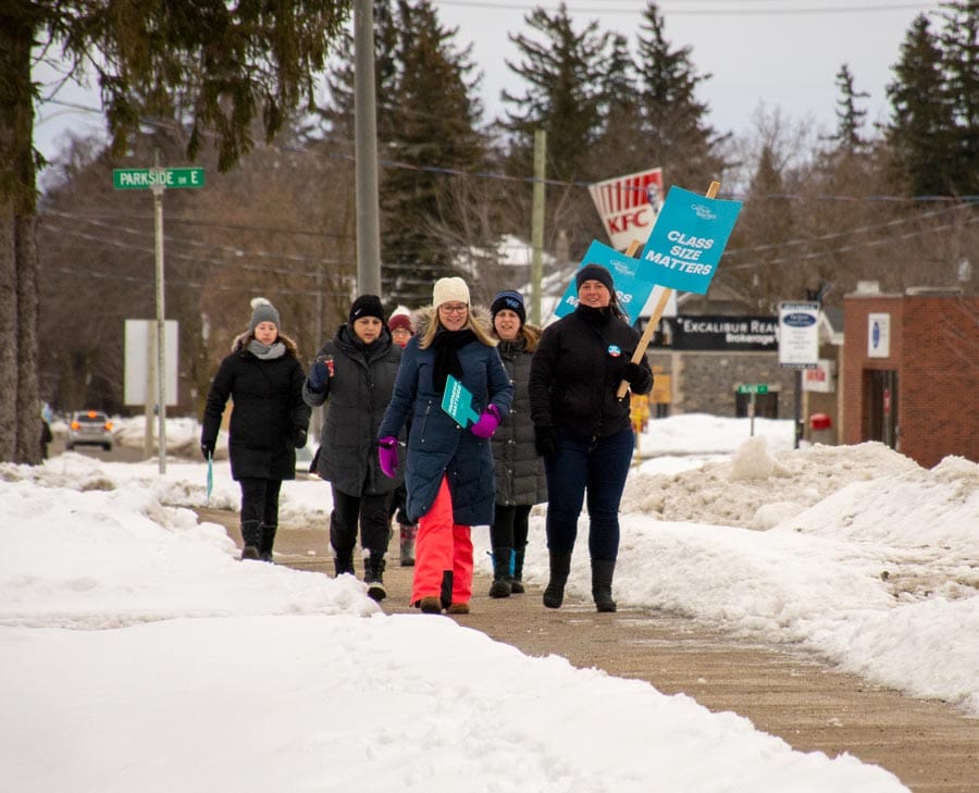Catholic schools across Wellington County were closed on Feb. 4 due to OECTA strike