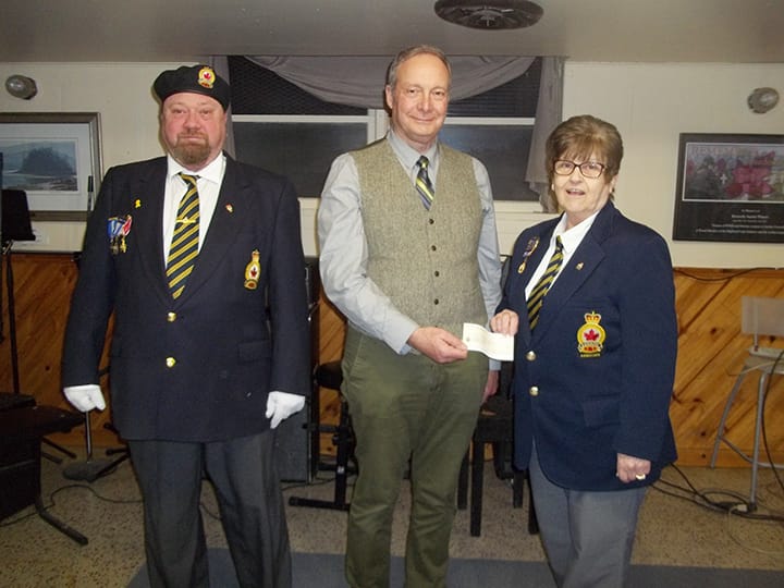 Arthur Legion makes donation to Louise Marshall Hospital Foundation
