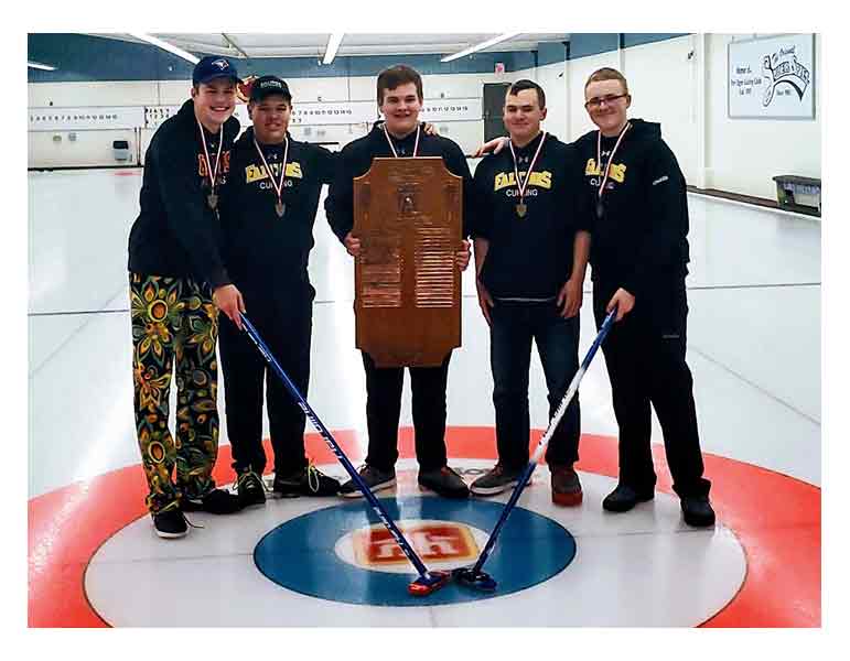 CWDHS Boys curling team wins CWOSSA curling championship
