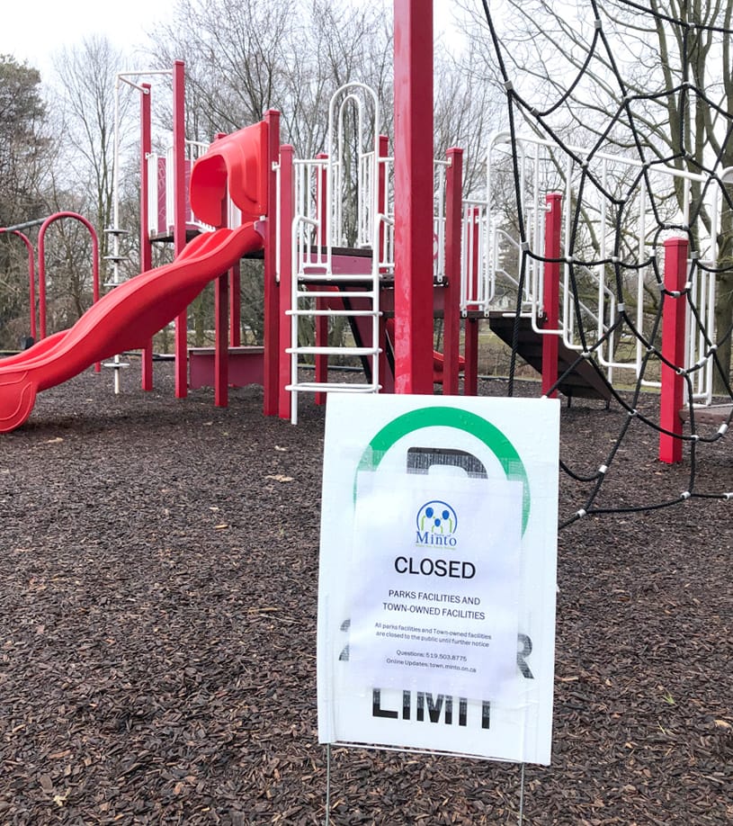 Minto facilities now closed until April 30