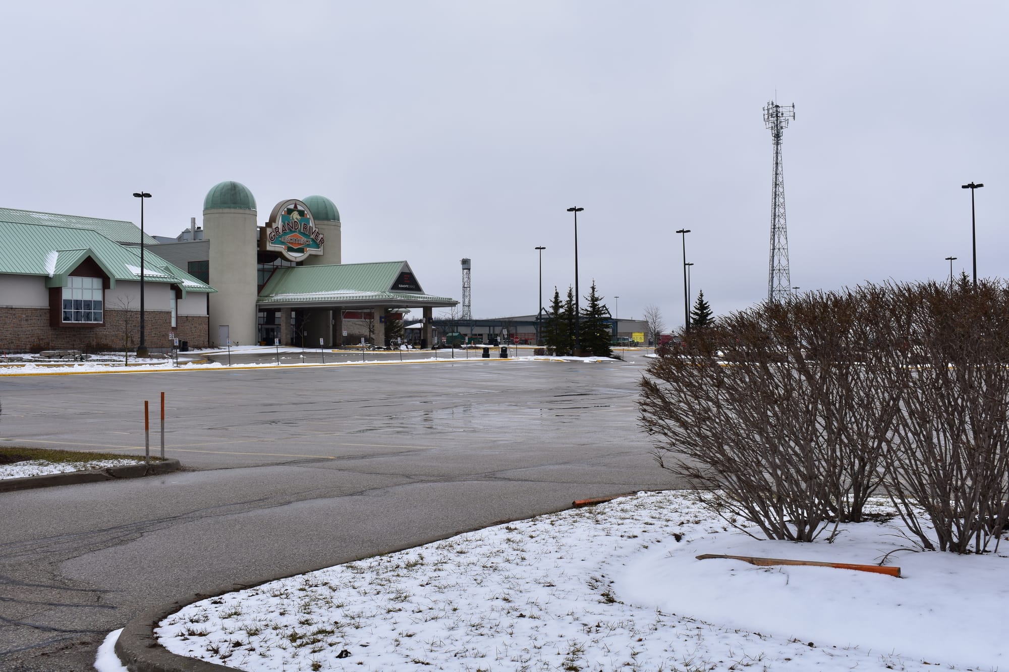 Construction worker rushed to hospital after accident at Grand River Raceway