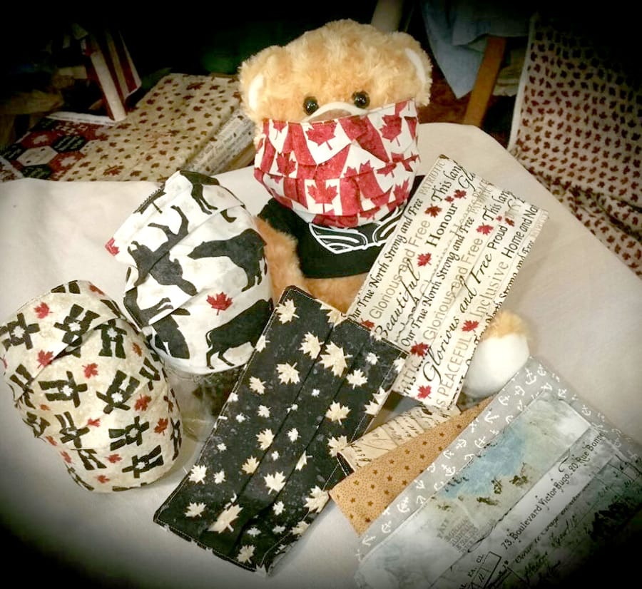 Quilter switches to mask making