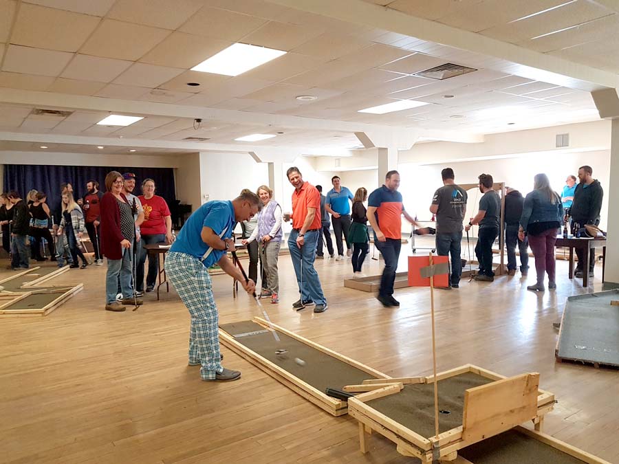 Harriston Legion hosted mini-golf tournament
