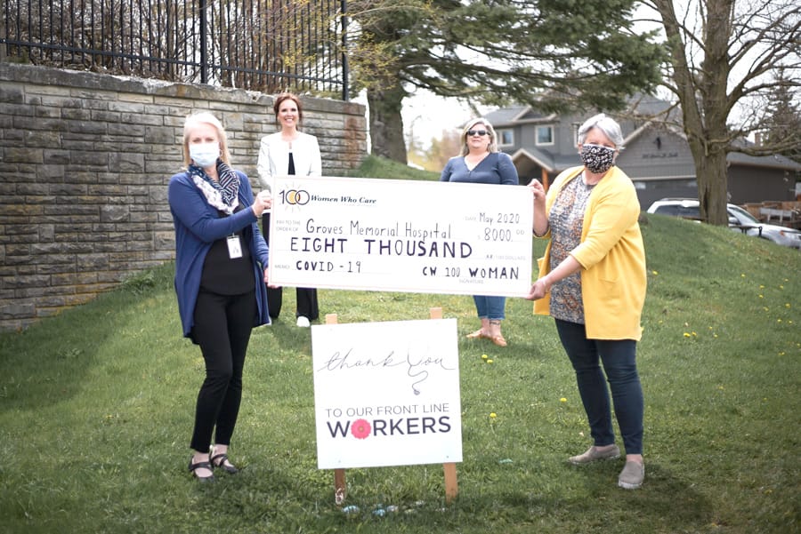 Centre Wellington 100 Women Who Care donates $8,000 to Groves fund