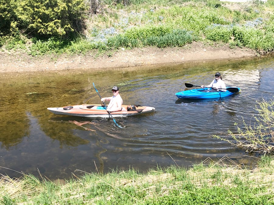 Kayakers enjoy the Maitland River