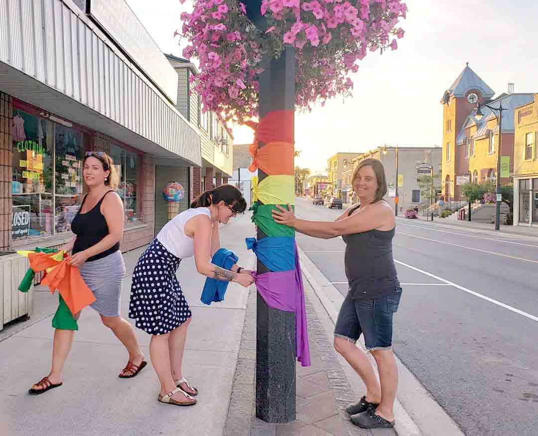 Minto Pride decorated downtowns in the municipality