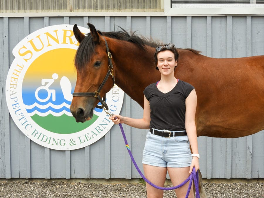 Local student wins $5,000 for Sunrise Therapeutic Riding and Learning Centre