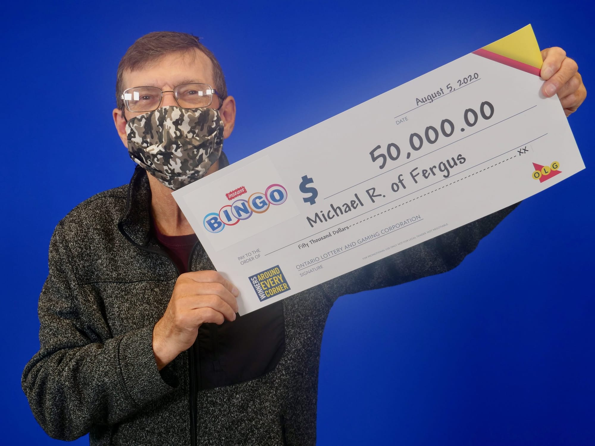Fergus, Mount Forest residents win $50,000 with Instant Bingo
