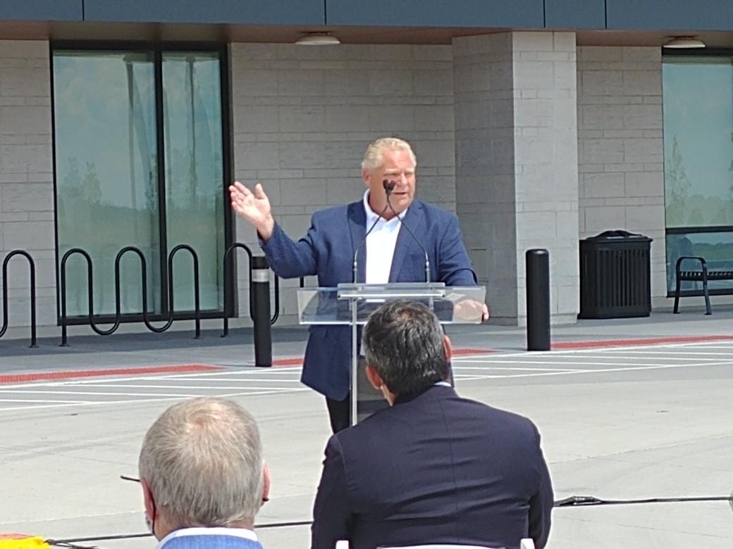 Official ribbon cutting ceremony for new Groves Hospital included Premier Doug Ford