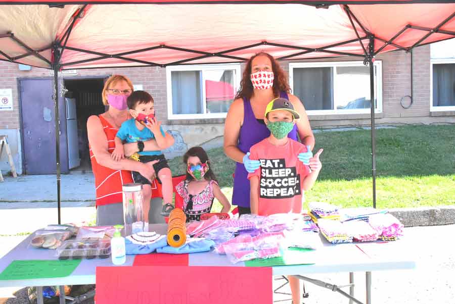 Mother and son create fundraiser for Centre Wellington Food Bank