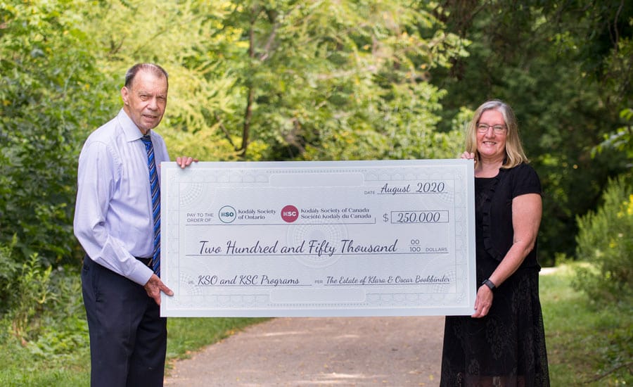 Bookbinders leave $250,000 musical gift to Kodály Society of Canada