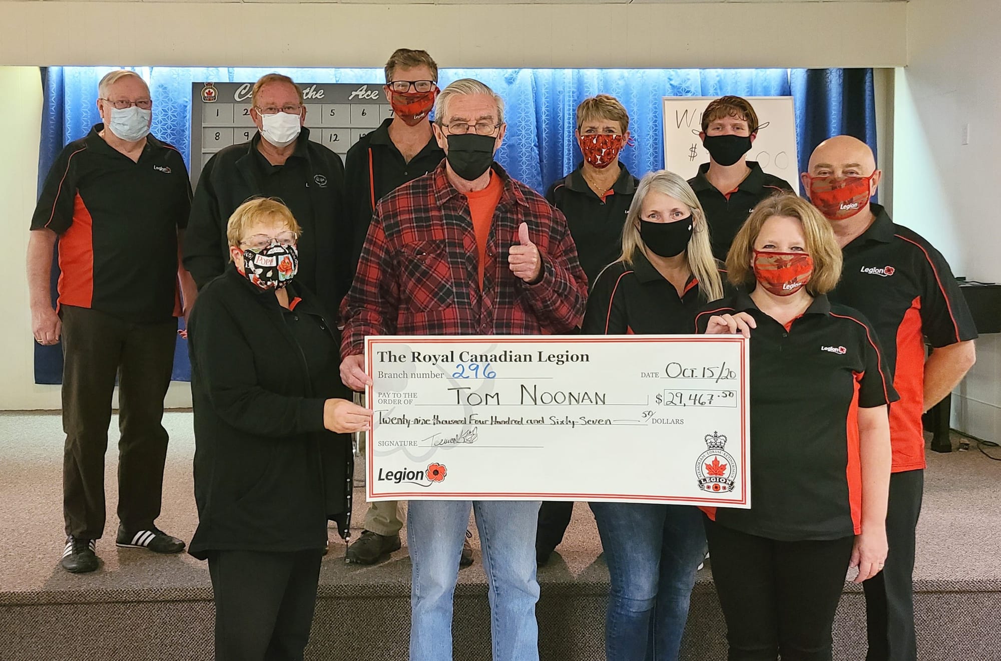 Mount Forest man wins $30,000 in Harriston Legion's Catch the Ace draw