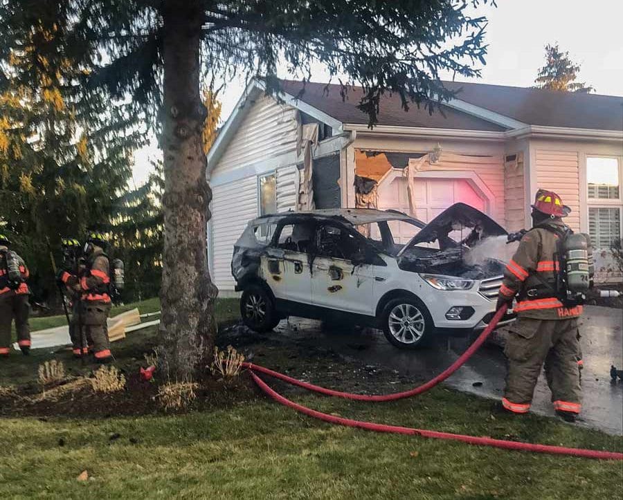 Pine Meadows staff help save house from vehicle fire