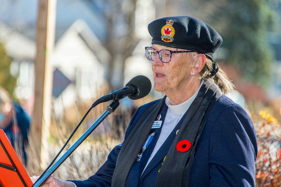 Erin held scaled-back Remembrance ceremony